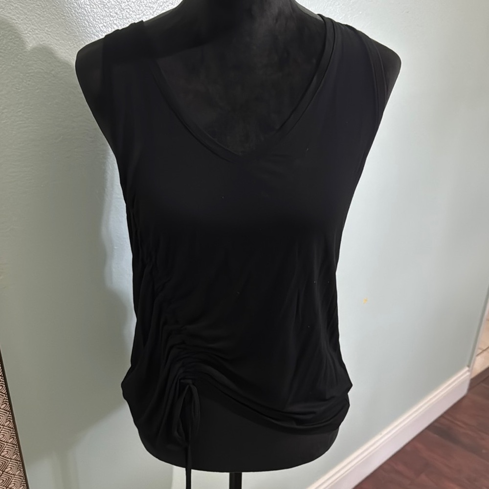 Express Black V-Neck Tank Top